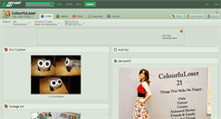 Desktop Screenshot of colourfuloser.deviantart.com