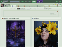 Tablet Screenshot of lyssiana.deviantart.com