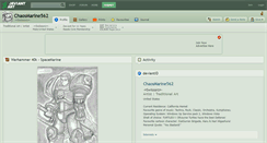 Desktop Screenshot of chaosmarine562.deviantart.com