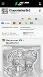 Mobile Screenshot of chaosmarine562.deviantart.com