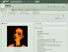 Tablet Screenshot of gazghull.deviantart.com