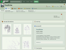 Tablet Screenshot of furydivine.deviantart.com