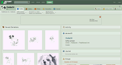 Desktop Screenshot of oodachi.deviantart.com