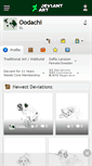 Mobile Screenshot of oodachi.deviantart.com