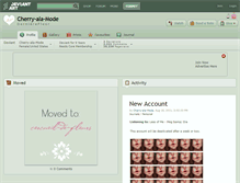 Tablet Screenshot of cherry-ala-mode.deviantart.com