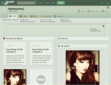 Tablet Screenshot of hatelessarmy.deviantart.com