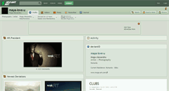 Desktop Screenshot of maya-love-u.deviantart.com