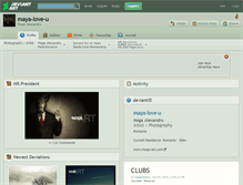 Tablet Screenshot of maya-love-u.deviantart.com