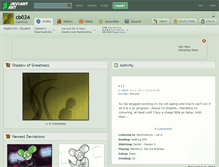 Tablet Screenshot of cb024.deviantart.com