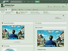 Tablet Screenshot of eureka-fans.deviantart.com