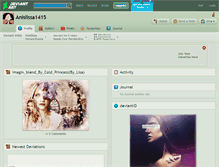 Tablet Screenshot of anislissa1415.deviantart.com