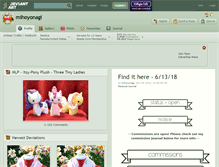 Tablet Screenshot of mihoyonagi.deviantart.com