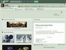 Tablet Screenshot of matic.deviantart.com