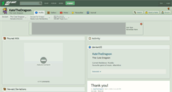 Desktop Screenshot of katethedragoon.deviantart.com