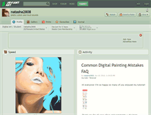 Tablet Screenshot of natasha2808.deviantart.com