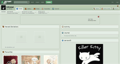 Desktop Screenshot of kittybat.deviantart.com