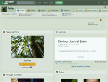 Tablet Screenshot of fel0u.deviantart.com