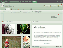 Tablet Screenshot of melimea.deviantart.com