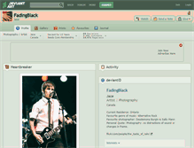 Tablet Screenshot of fadingblack.deviantart.com