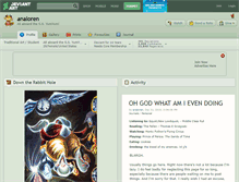Tablet Screenshot of analoren.deviantart.com