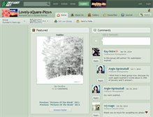Tablet Screenshot of lovely-square-pics.deviantart.com