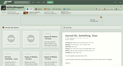 Desktop Screenshot of mcrmylifesupport.deviantart.com