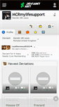 Mobile Screenshot of mcrmylifesupport.deviantart.com