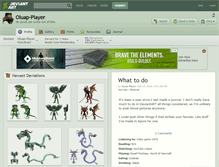 Tablet Screenshot of oluap-player.deviantart.com