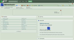 Desktop Screenshot of nightmaremoonplz.deviantart.com