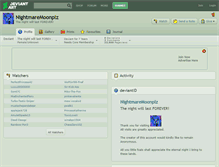 Tablet Screenshot of nightmaremoonplz.deviantart.com