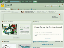 Tablet Screenshot of omegamk5.deviantart.com
