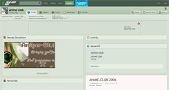 Desktop Screenshot of anime-club.deviantart.com