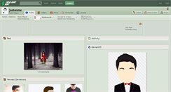 Desktop Screenshot of justonme.deviantart.com