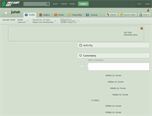 Tablet Screenshot of juhoh.deviantart.com