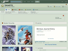 Tablet Screenshot of fatmatt752.deviantart.com