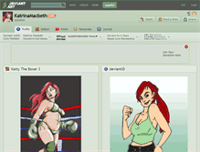 Tablet Screenshot of katrinamacbeth.deviantart.com