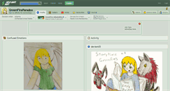 Desktop Screenshot of greenfireparadox.deviantart.com