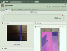 Tablet Screenshot of noshoehorn.deviantart.com
