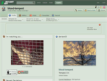 Tablet Screenshot of blood-tempest.deviantart.com
