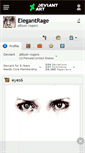 Mobile Screenshot of elegantrage.deviantart.com