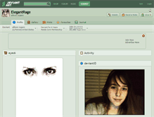 Tablet Screenshot of elegantrage.deviantart.com