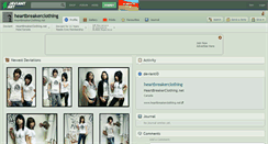 Desktop Screenshot of heartbreakerclothing.deviantart.com