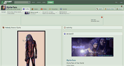 Desktop Screenshot of illyria-fans.deviantart.com