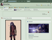 Tablet Screenshot of illyria-fans.deviantart.com