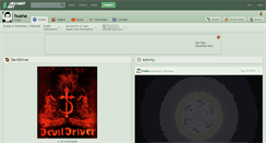 Desktop Screenshot of huana.deviantart.com