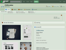 Tablet Screenshot of chillkroetee.deviantart.com