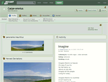 Tablet Screenshot of carpe-omnius.deviantart.com