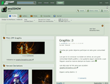 Tablet Screenshot of enzoshow.deviantart.com