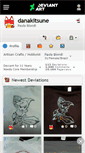 Mobile Screenshot of danakitsune.deviantart.com