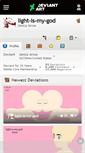 Mobile Screenshot of light-is-my-god.deviantart.com